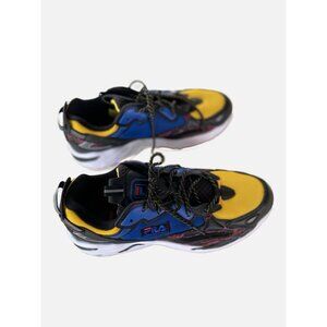 Fila Men Multicolor Leather Upper Textile Lining Sole Rubber Size 12. New